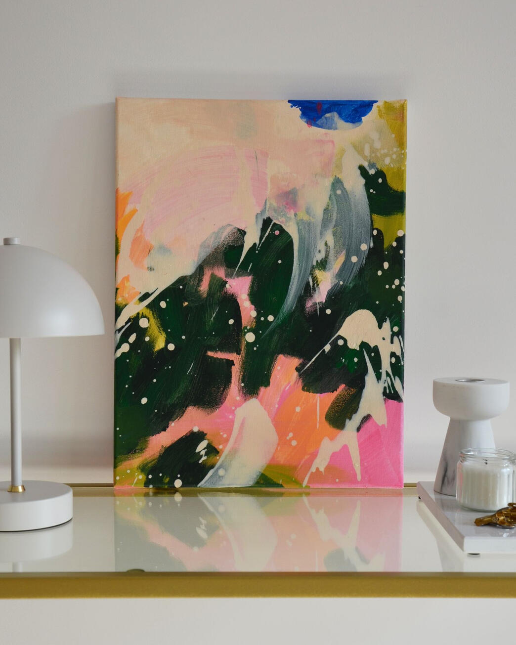 #009, 30x40cm, akryl na płótnie bawełnianym (zarezerwowany)