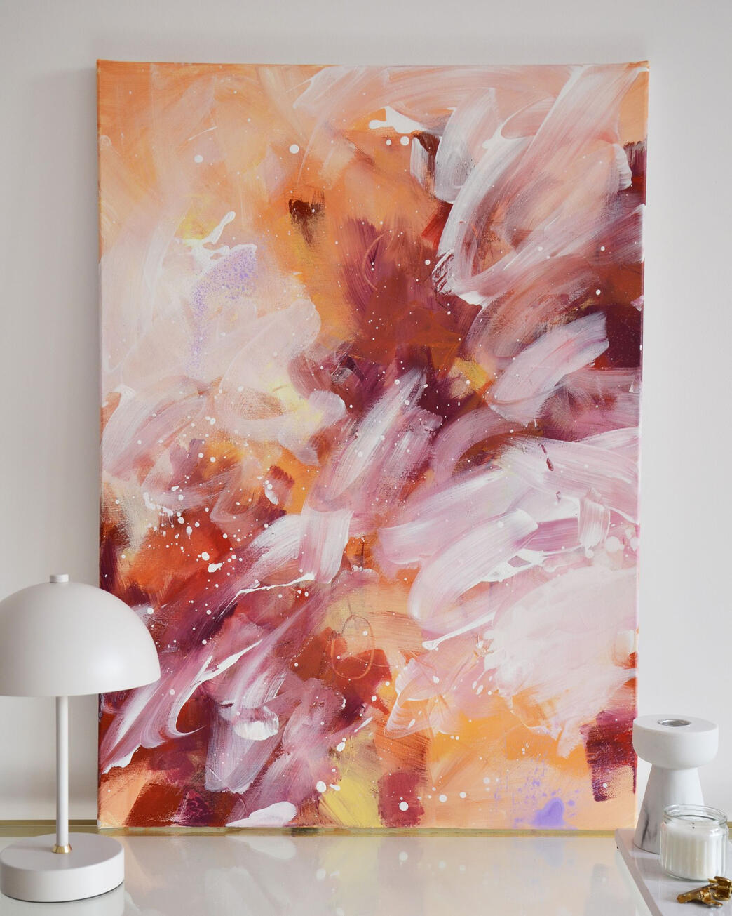 #006, 50x70cm, akryl i pastel na płótnie bawełnianym